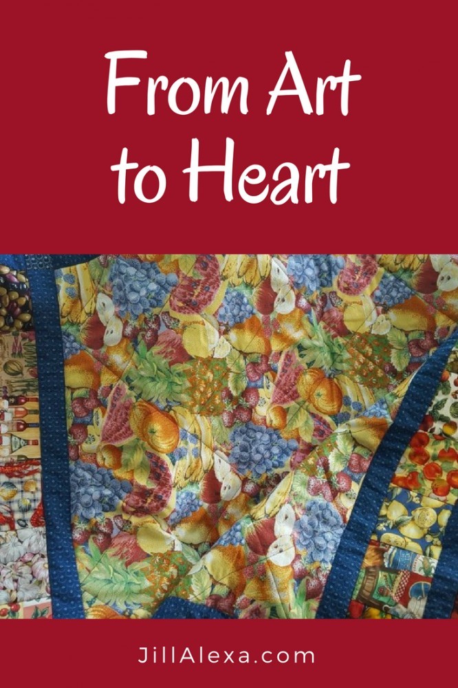 Jenny Hermans is a Quilter who quilts with such heart. Read more at JillAlexa.com #heartquilts #fromarttoheart