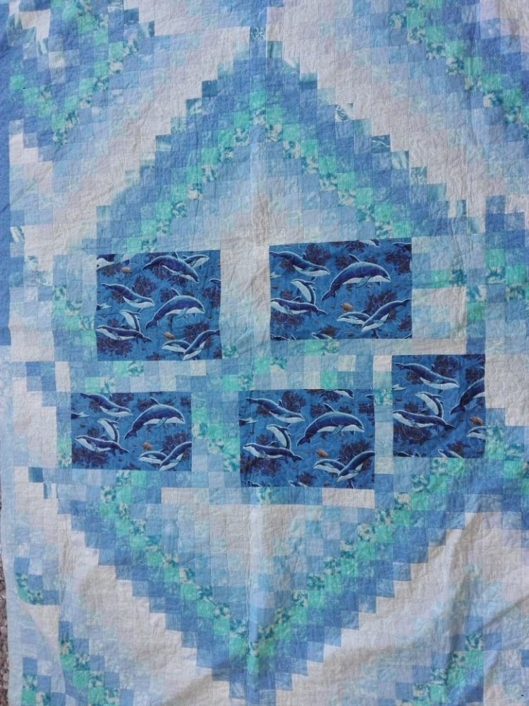 Quilt made for my Granddaughter, Kate's 16th Birthday. Read more at JillAlexa.com #QuiltingfromtheHeart