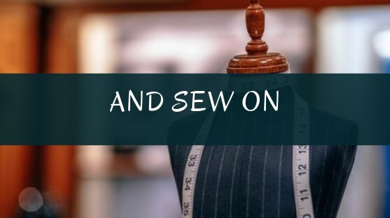 AND SEW ON | and sew on