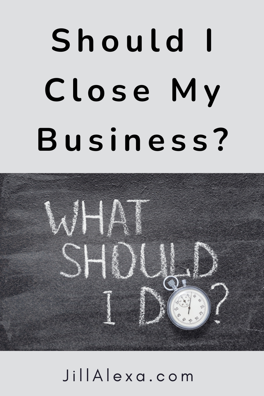 Should I close my business? 4 Ways to help you determine if you need to close the business for your well-being or if you simply need to take a step back.