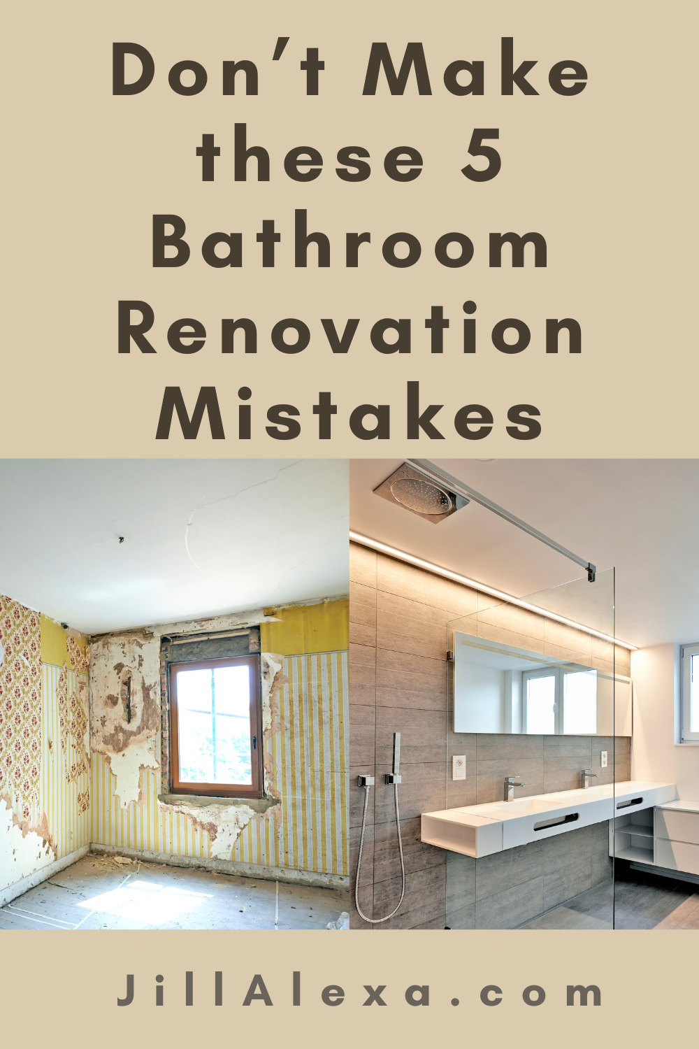 If you want a new bathroom that's the envy of the neighborhood, then we suggest you avoid these 5 classic bathroom renovation mistakes.