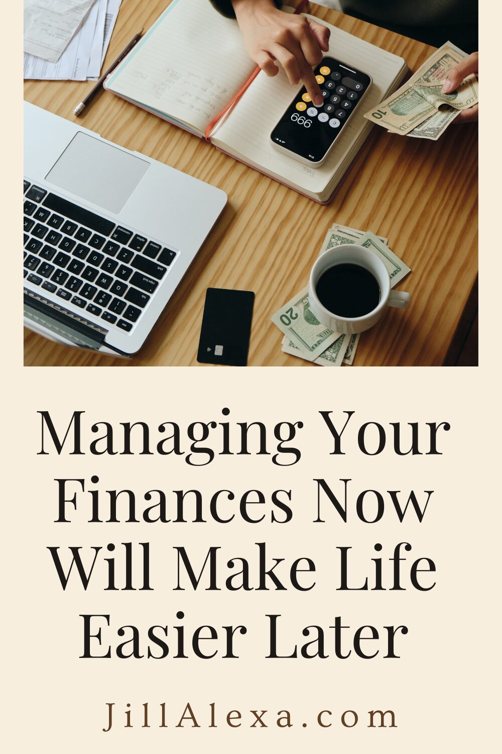 Managing your finances now will make life way easier down the line.  Here are 3 smart reasons to start managing your finances earlier rather than later.  #managingyourfinancesnow